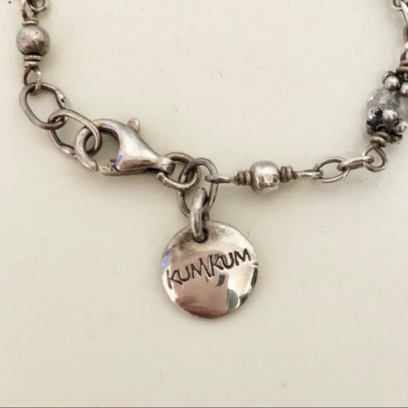 KumKum Sterling Silver and Zircon Necklace - Picture 5 of 6